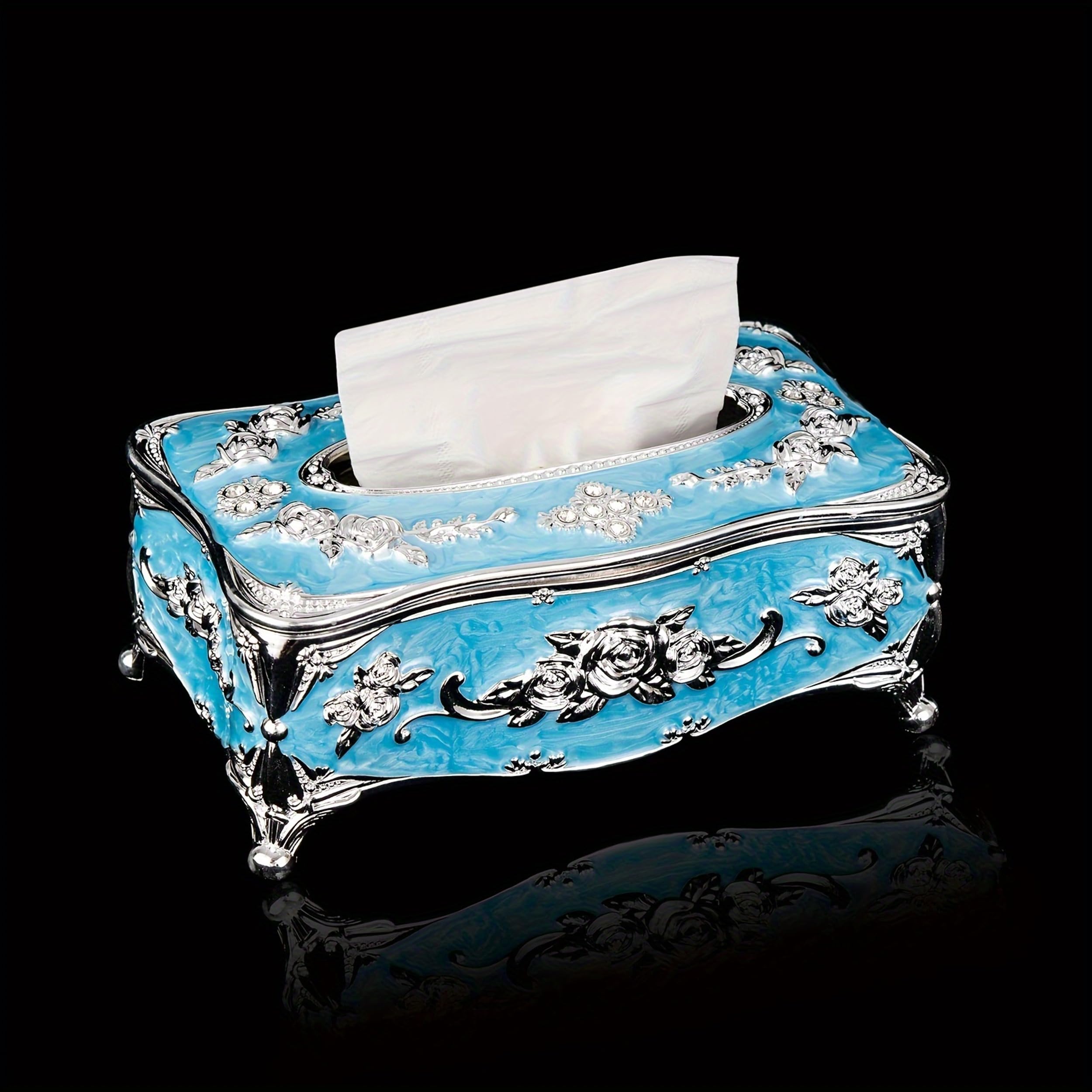 Acrylic Tissue Box, Household Living Room Tissue Box, Creative Light Luxury Home Daily Use Desktop Tissue Storage Box, Suitable For Bedroom, Living Room And Car, Home Decoration, Accessories