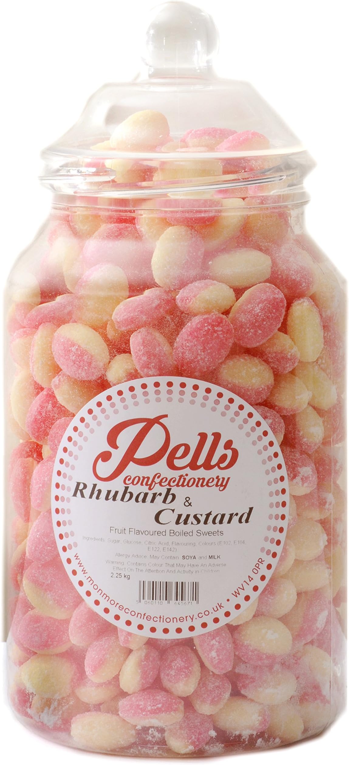 RHUBARB & CUSTARD JAR (PELLS) 2.5kg