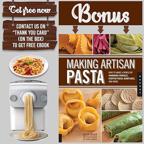 Vista 2 de GOZIHA Escurridor de pasta de cocina Haz pasta fresca casera Secadora de fideos domésticos para uso doméstico Soporte de secado de espaguetis