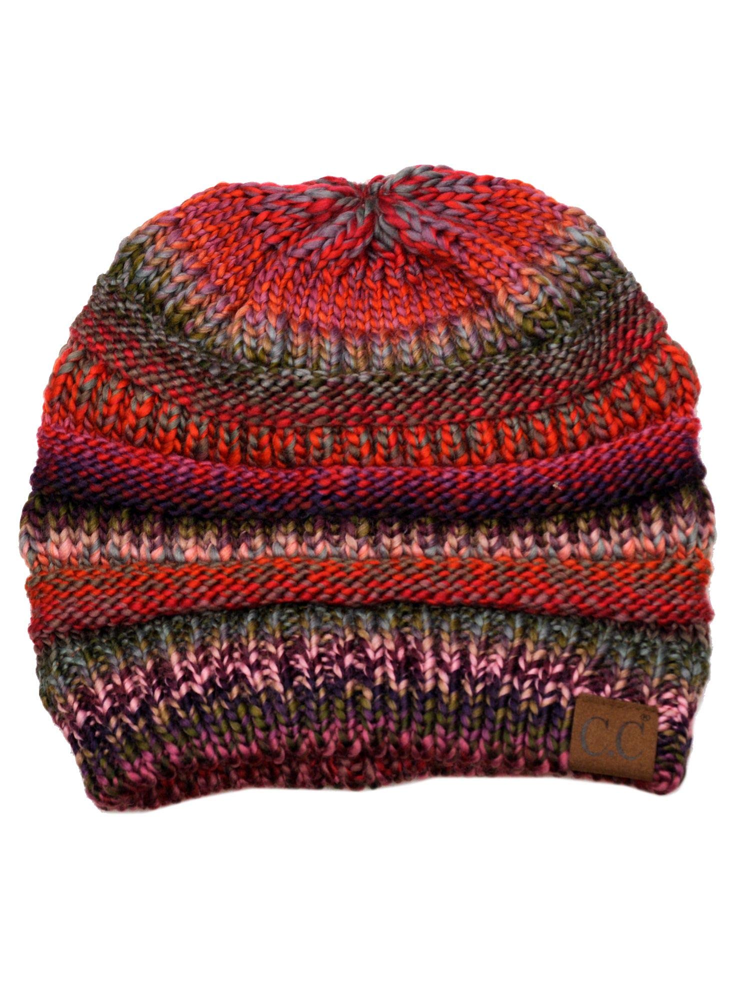 C.CTrendy Warm Chunky Soft Stretch Cable Knit Beanie Skully