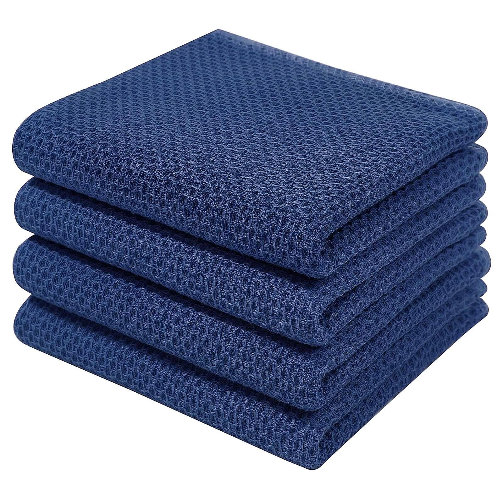 Jobaojiang Kitchen Cloths Household Accessories Waffle Weave Kitchen Towels Cleaning Tools Useful Cleaning Things For Home(NB,33X33CM-2PCS)