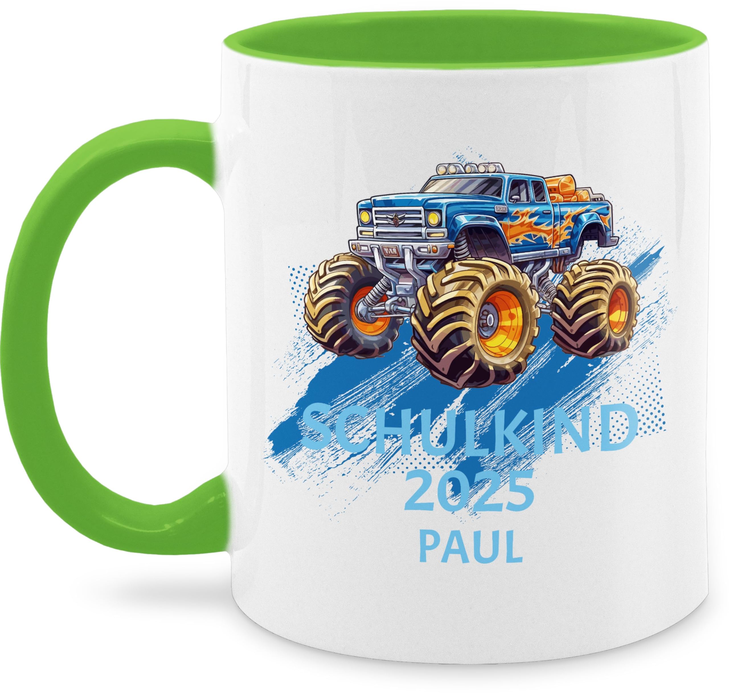 Einschulung Tasse Schulkind 2025 Personalisiert - Keramiktasse 330ml Für Jungen