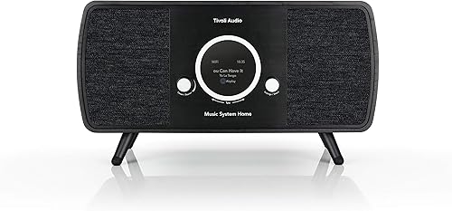 Tivoli Audio Sistema de música Home Gen 2 Wi-Fi/AM/FM/Bluetooth Hi-Fi System (Negro ceniza/Negro)