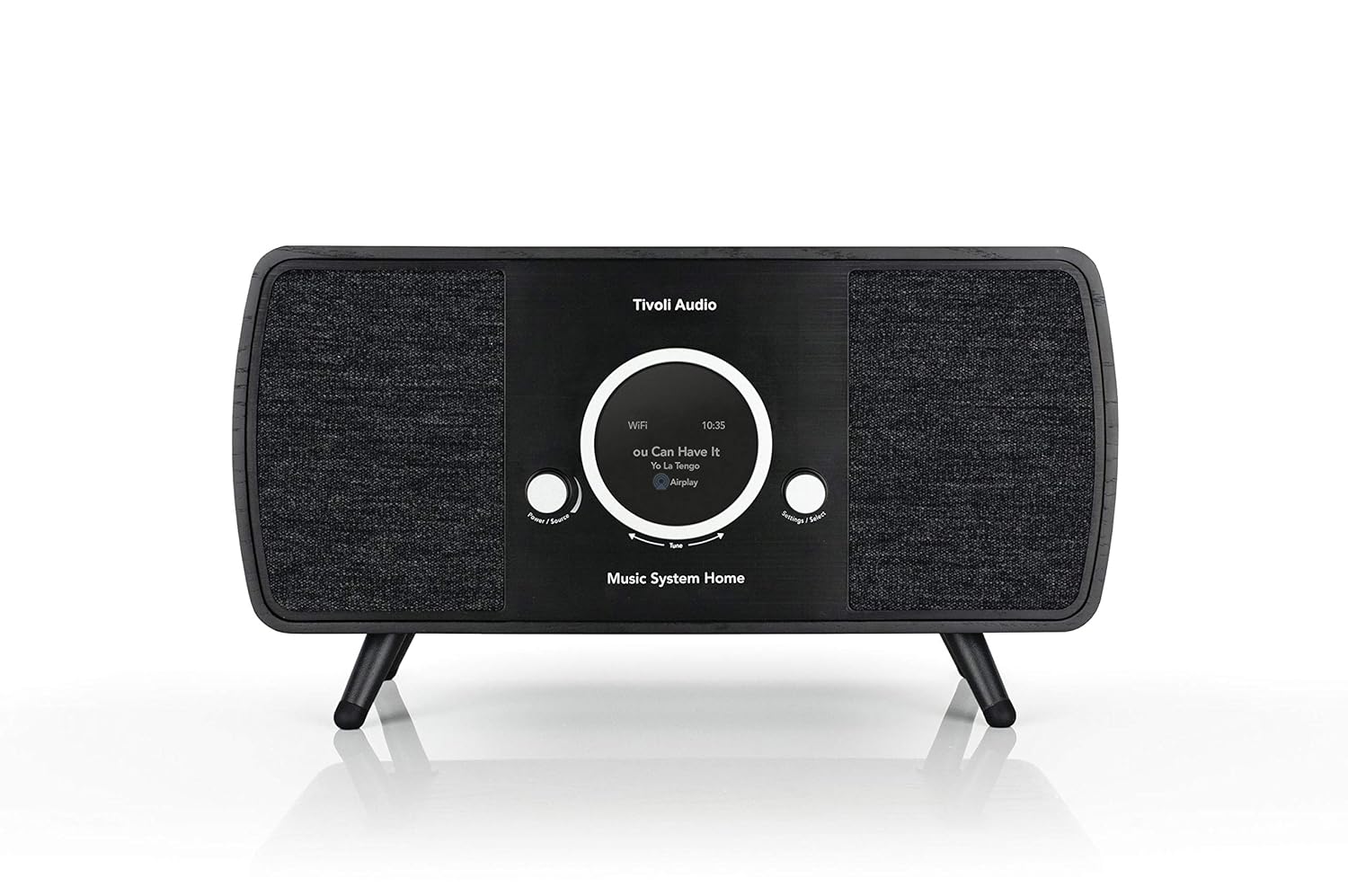 Tivoli Audio Music System Home Gen 2 Wi-Fi/AM/FM/Bluetooth Hi-Fi System (Black Ash/Black)