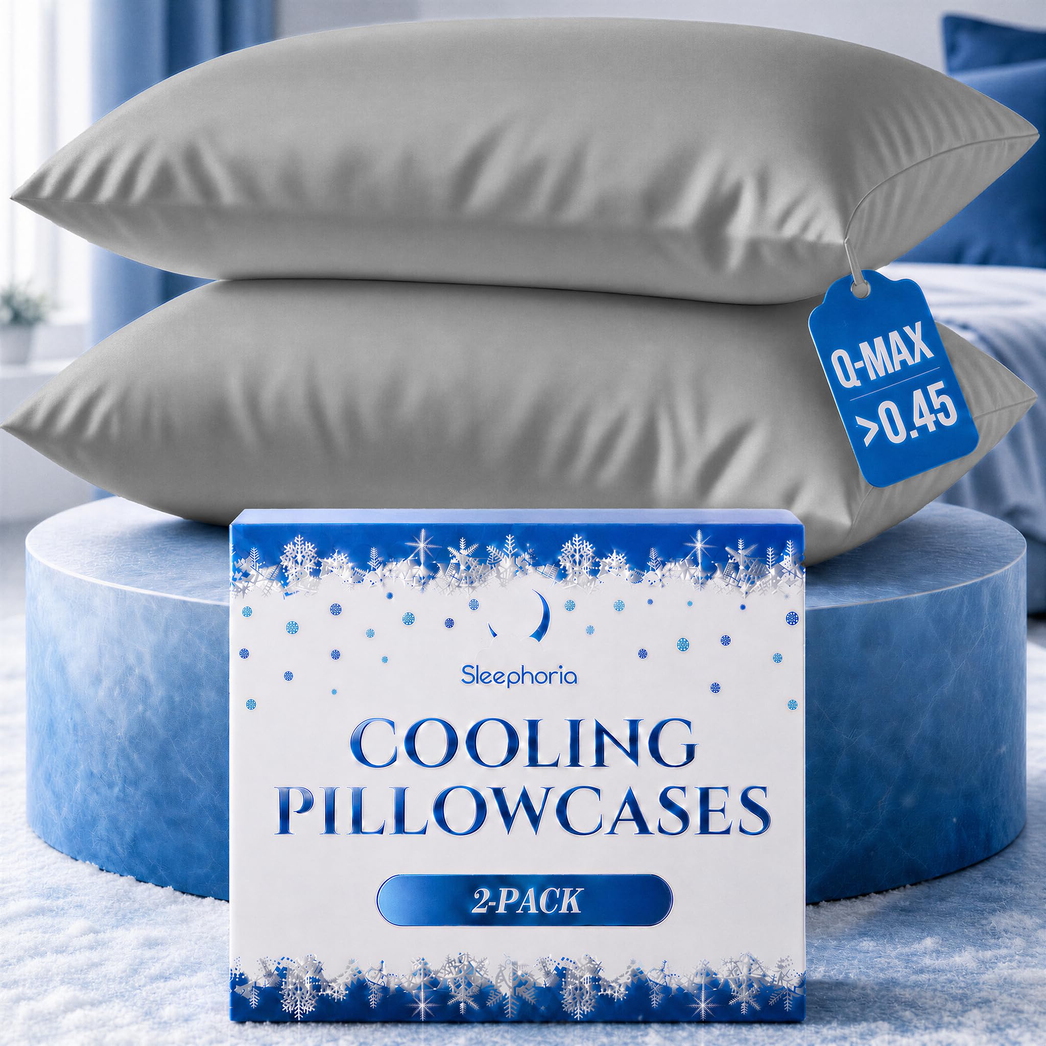 Amazon.com: SLEEPHORIA Cooling Pillow Cases - BreezeWeave Queen