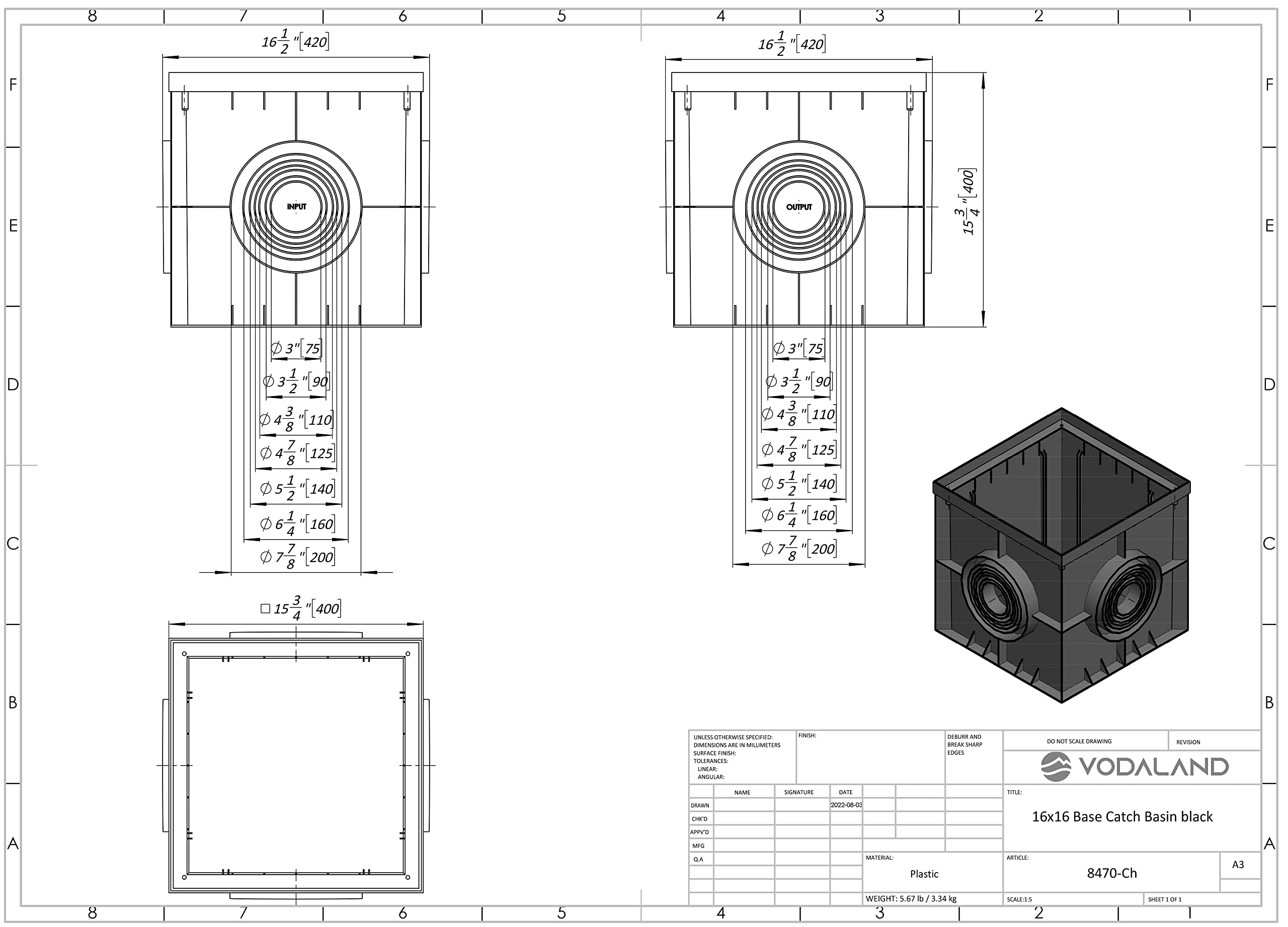 Catch Basin Details Rose Construction
