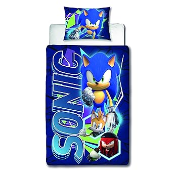 Character World Sonic Prime Official Single Duvet Cover