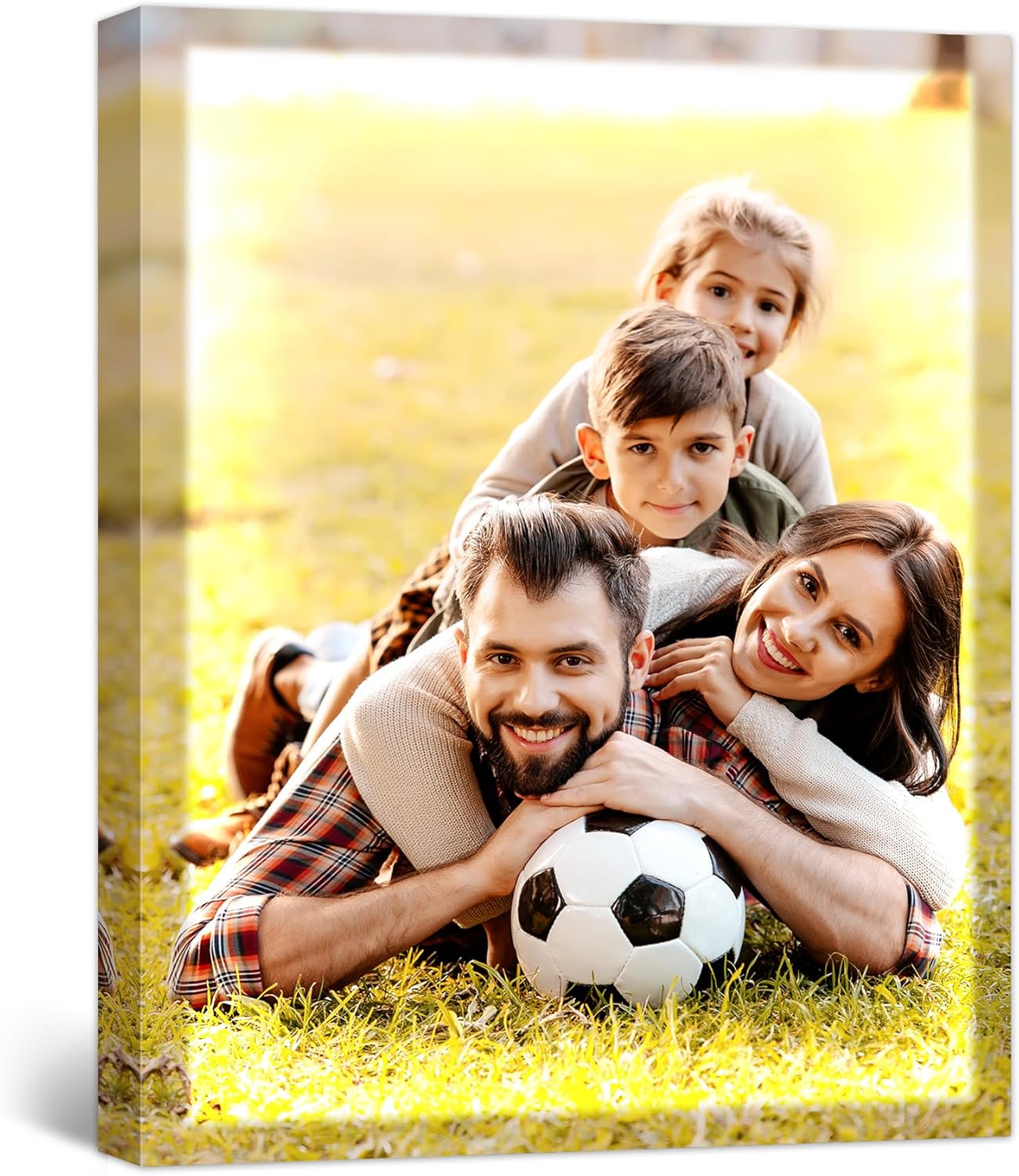 GagetElec Personalized Photo Prints with Led Lights,Custom Canvas Prints with Your Photos,Canvas