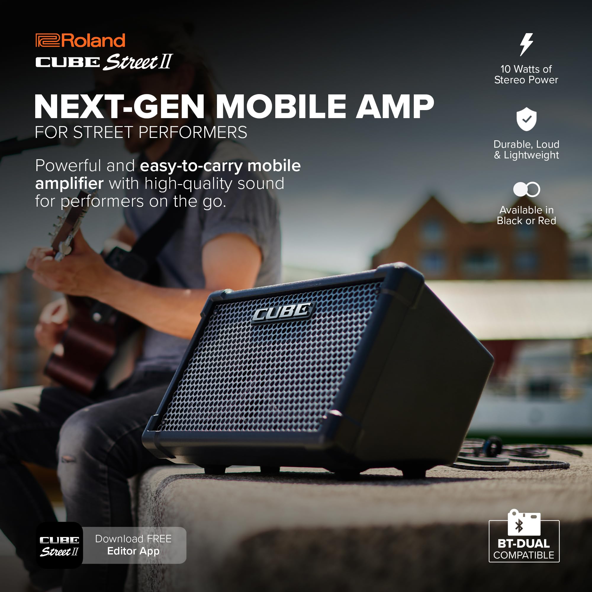 Roland Cube Street II | Portable Battery-Powered Stereo Amplifier