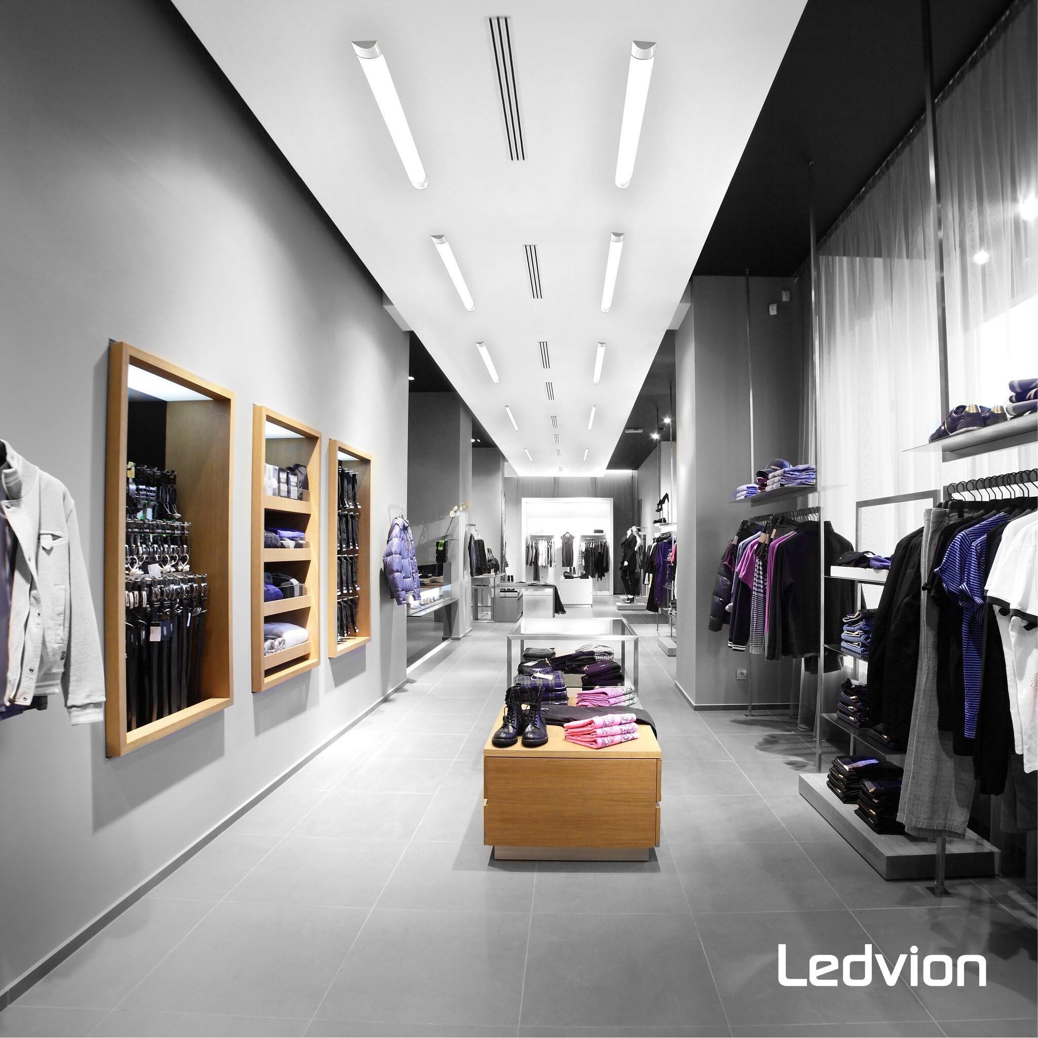 Ledvion - 10X Tubos LED Batten T8 de 120cm (30W, 6500K, 4800 lúmenes), LED Integrado, Blanco Luz de Día, Luz Brillante, Lámpara de Techo