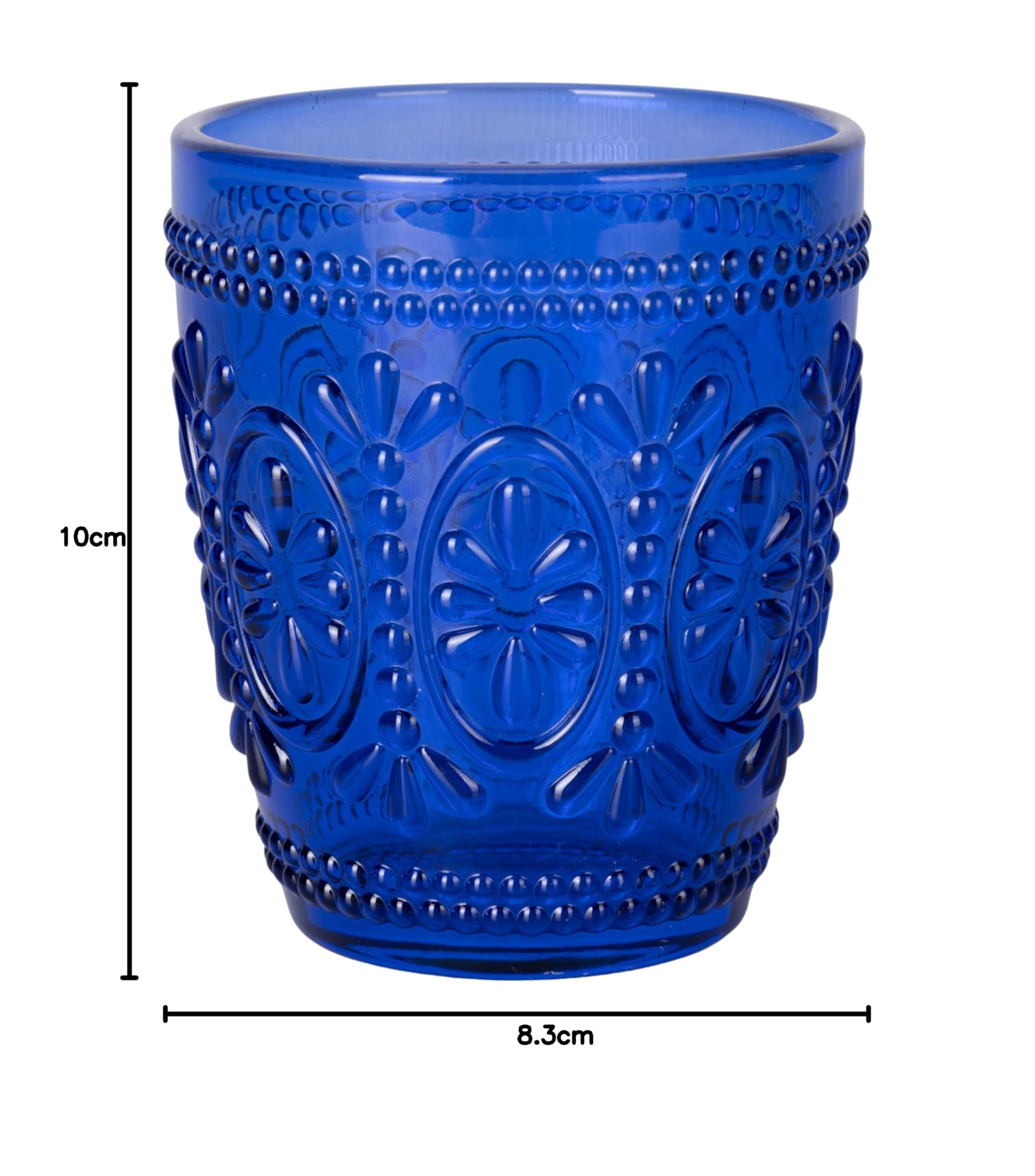 Villa d'Este Home Tivoli 1996 Zestaw 6 szklanek do wody, 300 ml, szkło Imperial Ocean