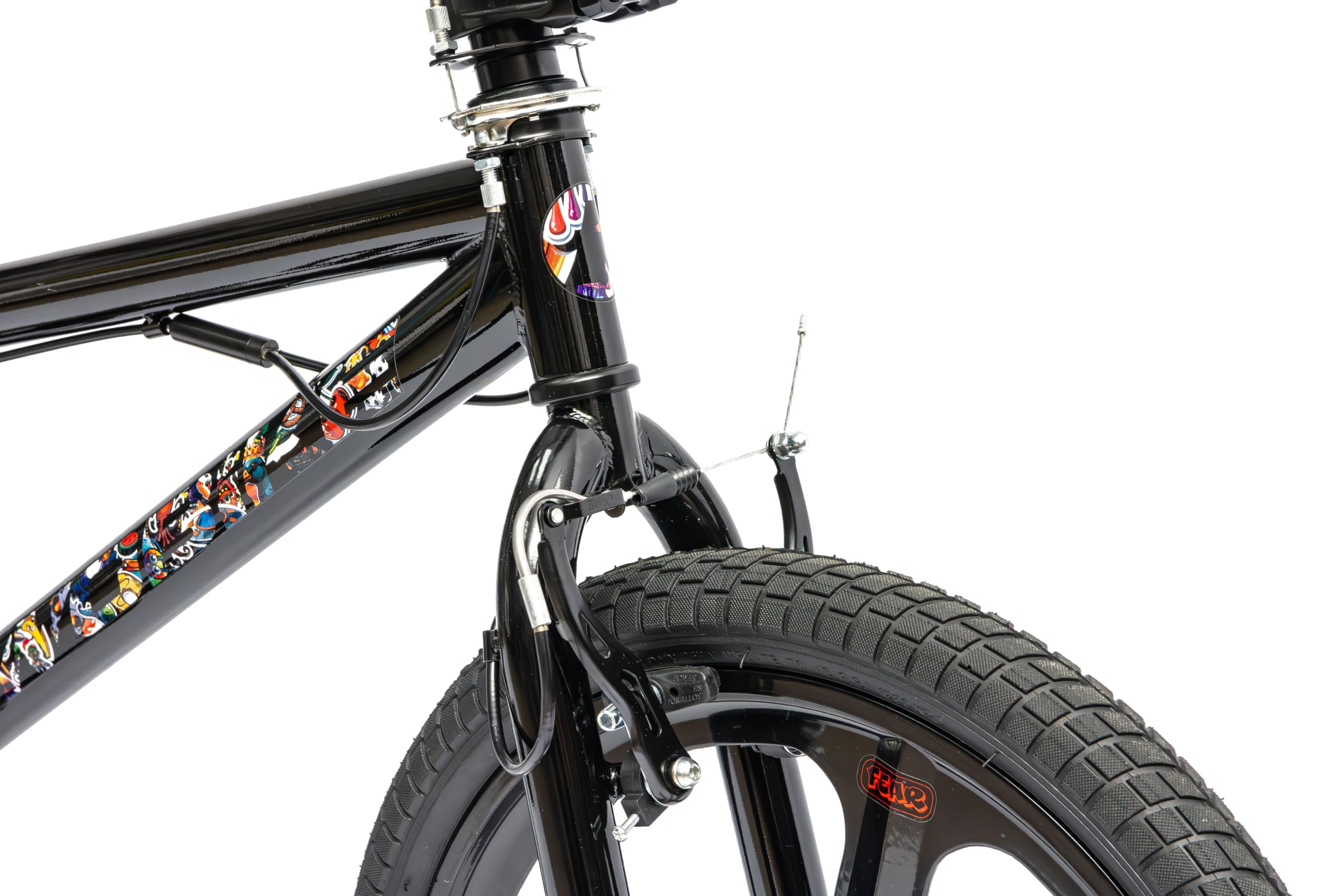 BMX Rad, 20 Zoll, 360 Grad Rotor, Pegs, Freestyle | 20 Zoll BMX Fahrrad Jungen Mädchen Erwachsene 360 Grad Rotor Pegs Freestyle Bike mit Klingel