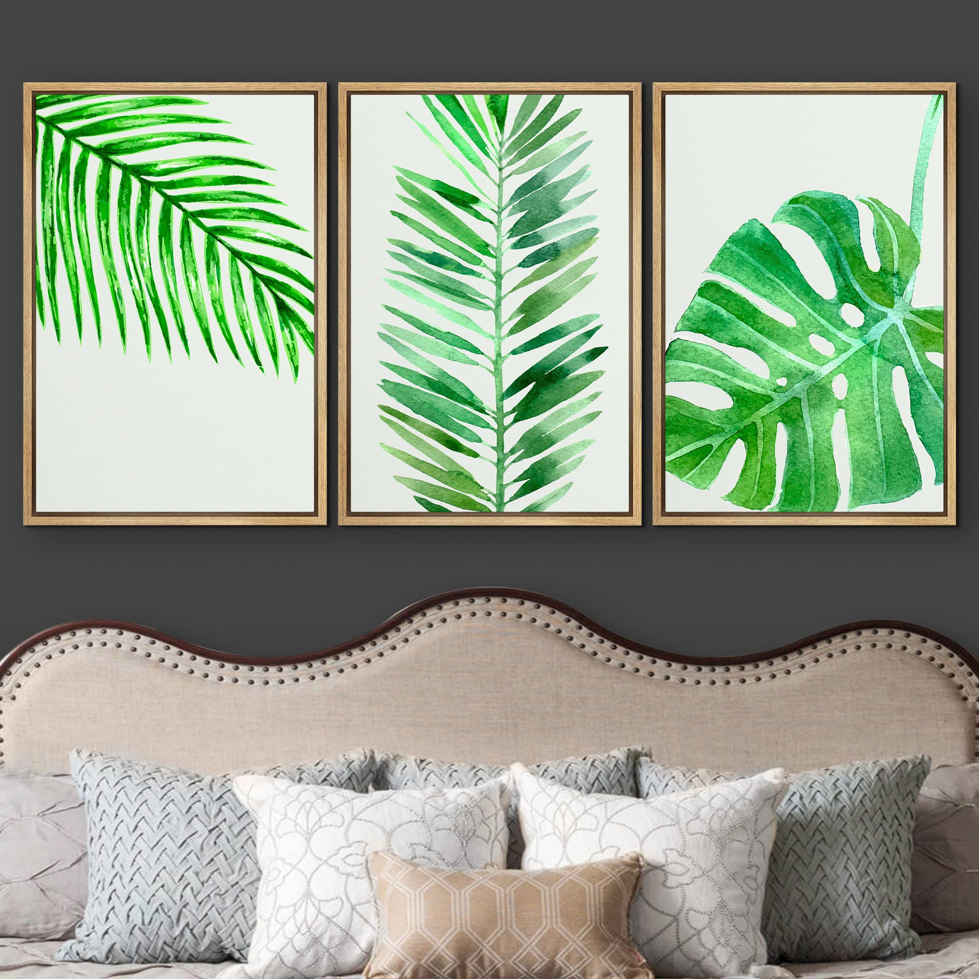 Amazon.com: wall26 Canvas Print Wall Art Set Tropical Monstera