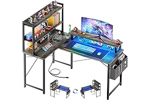 Homieasy Book Shelf Desk Combo: A Comprehensive Workspace Solution