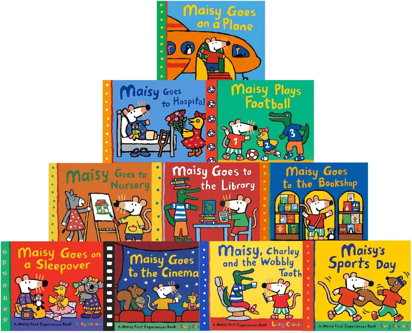 Maisy Mouse Collection 10 Books Set Series 2 Lucy Cousins Early Learner Children