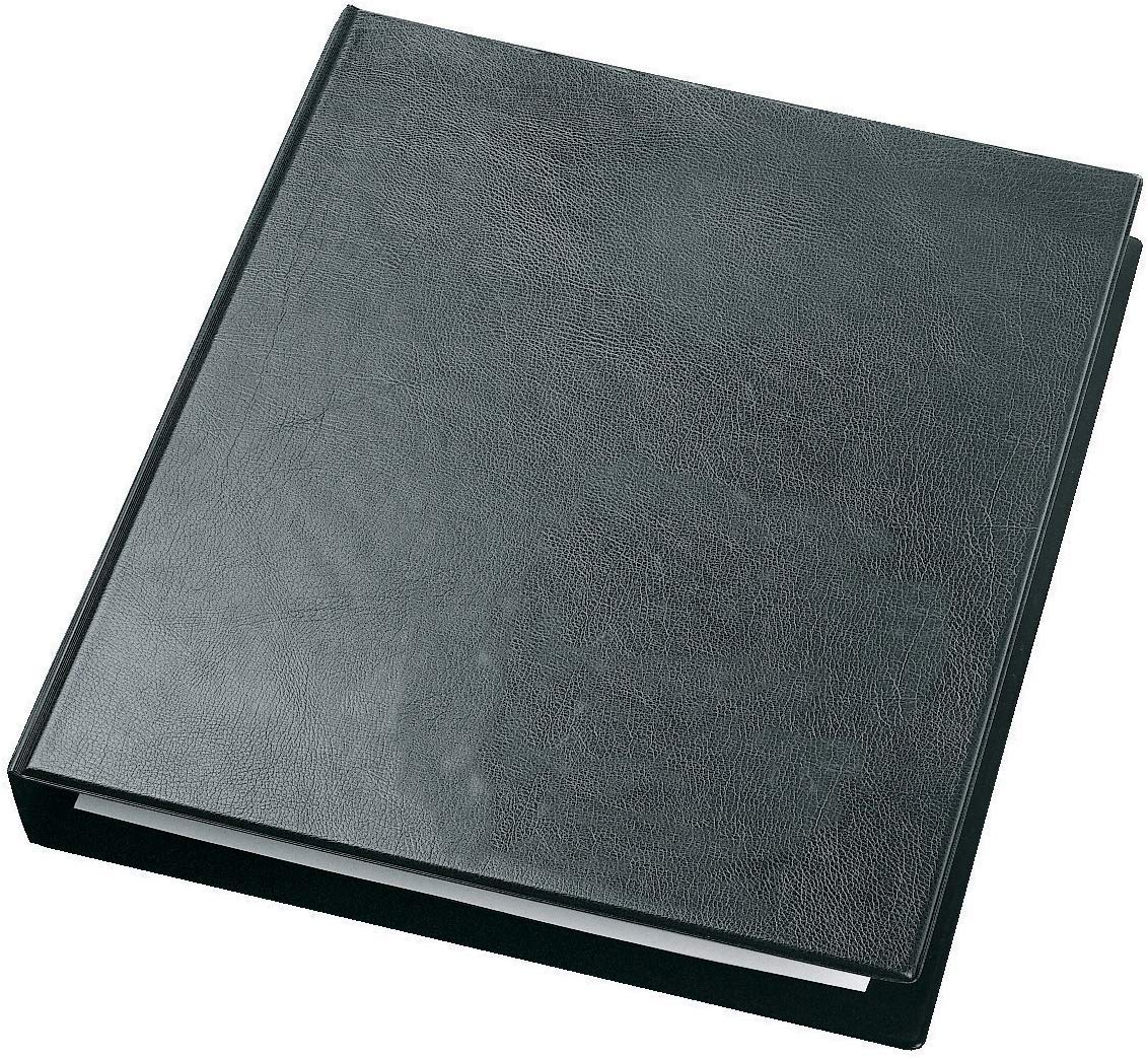 Veloflex 4130280 Ringbuch Exclusiv A3, Ordner, Hefter, Ringordner, Hochformat, Lederoptik, schwarz (6er Pack)