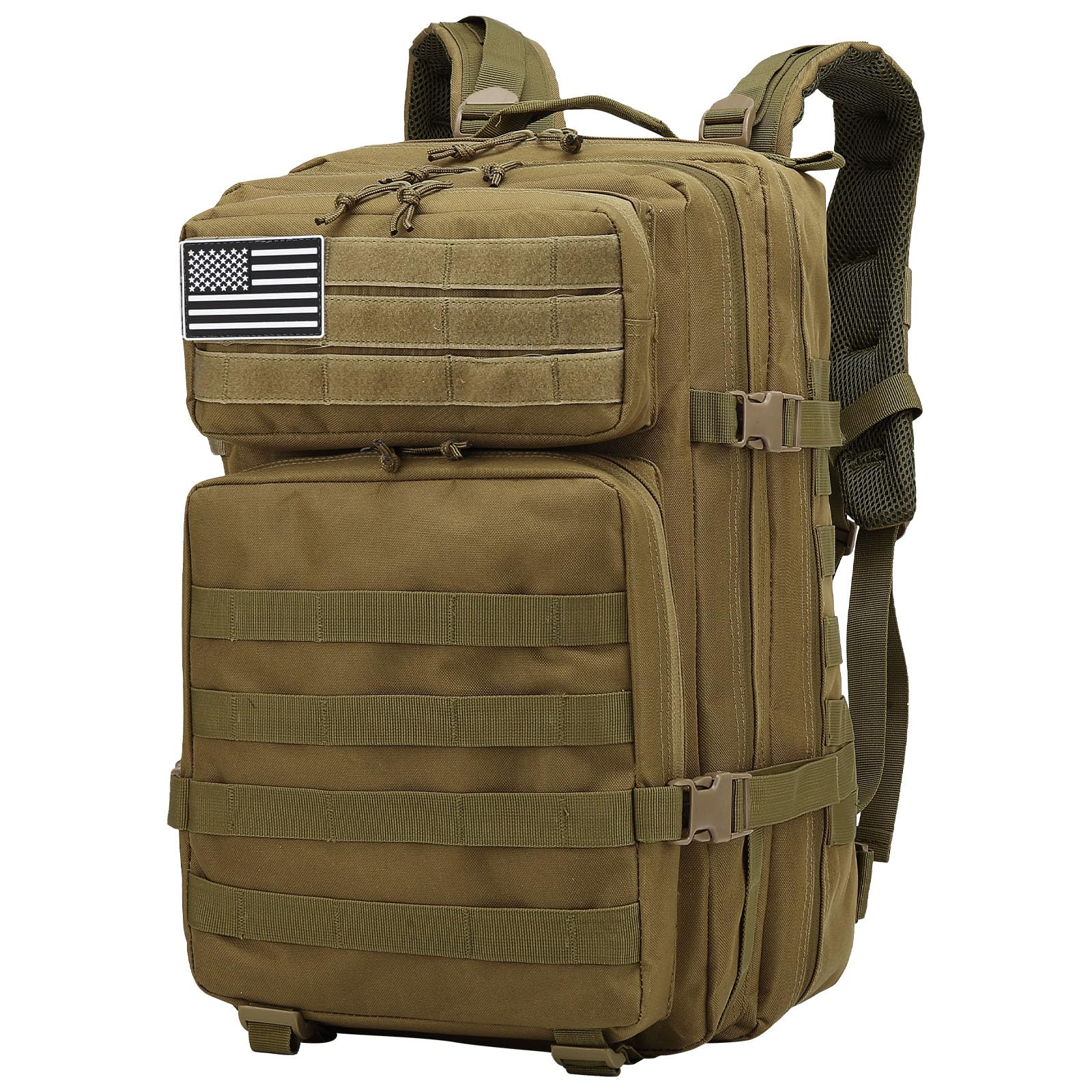 Delgeo Mochila Tactica 45L Militar,Gran Capacidad Mochila,Plegable Impermeable Mochila Para Montañismo,Senderismo,Campi…