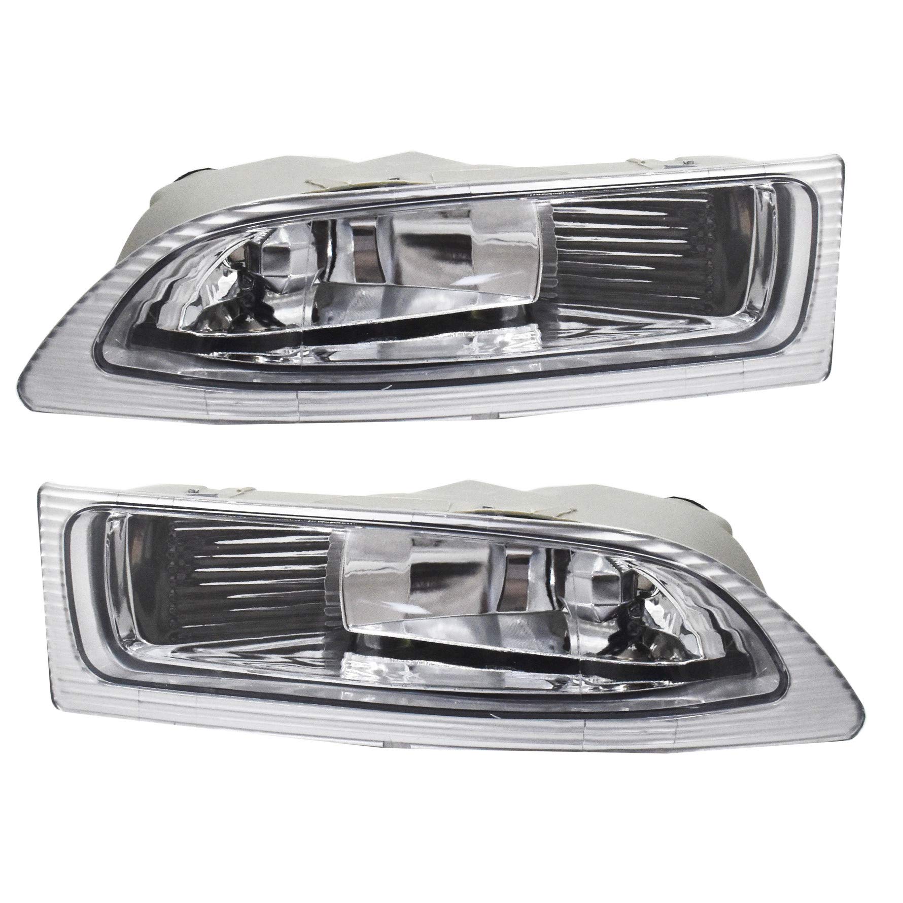 munirater 2-Pack Fog Lights Lamps Assembly Passenger and Driver Side Replacement for 2004 2005 Toyota Sienna 81210AE010 81220AE010 TO2593118 TO2592118