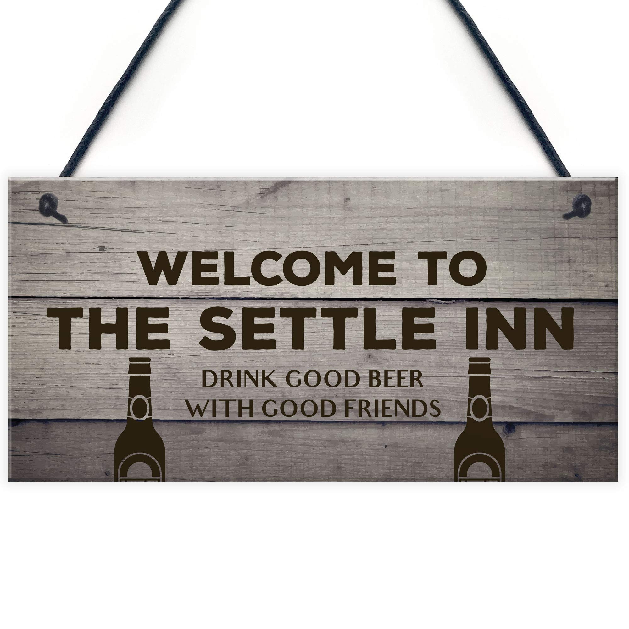 Funny Bar Sign For Home Garden Man Cave Garage Sign Alcohol Gift Beer Gin Gift