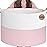 INDRESSME 115L Extra Large Pink Laundry Basket for Nursery Stuffed Animal Storage, Blanket Rope Baby Baskets Kids Toy Organizer Dorm Room Essentials for Girls, Pink