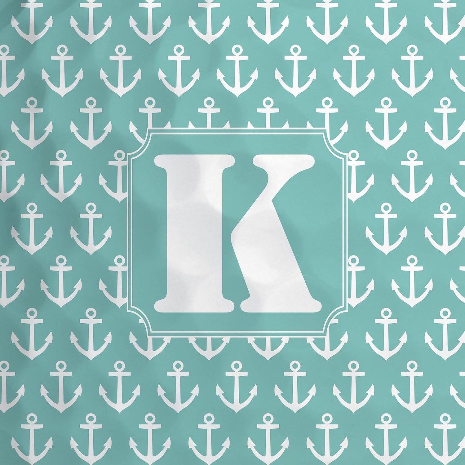 CafePress K Monogram Initial Anchor Novelty Golf Balls (Pk of 12)