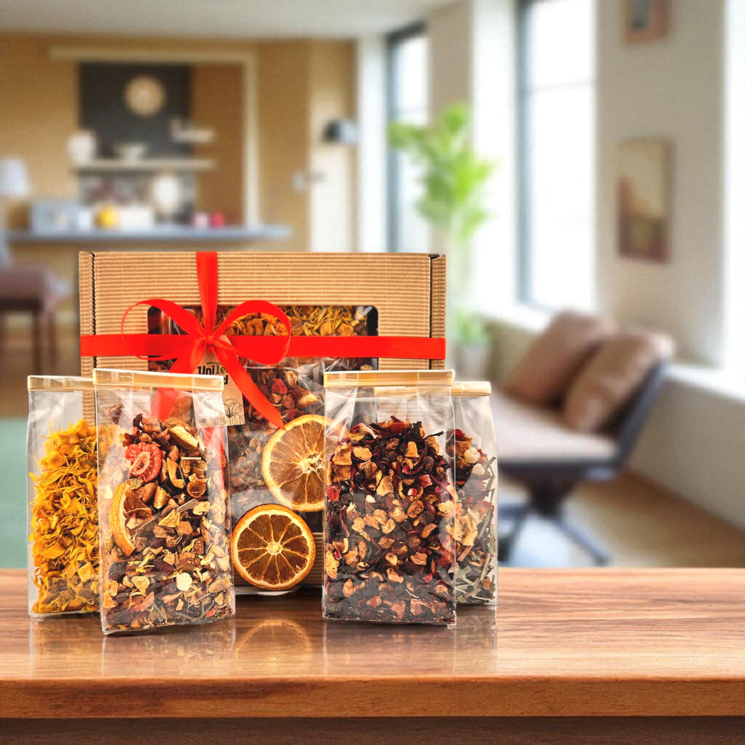 Set de Regalo de Té de Frutas Premium UniTea Land 200g