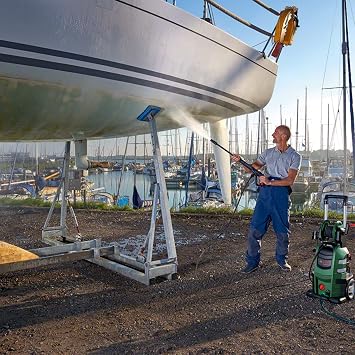 Bosch Advanced Aquatak 160 High Pressure Washer, 8 M Hose, 2600 W Engine Power, Vario Jet Fan and Roto Power nozzle