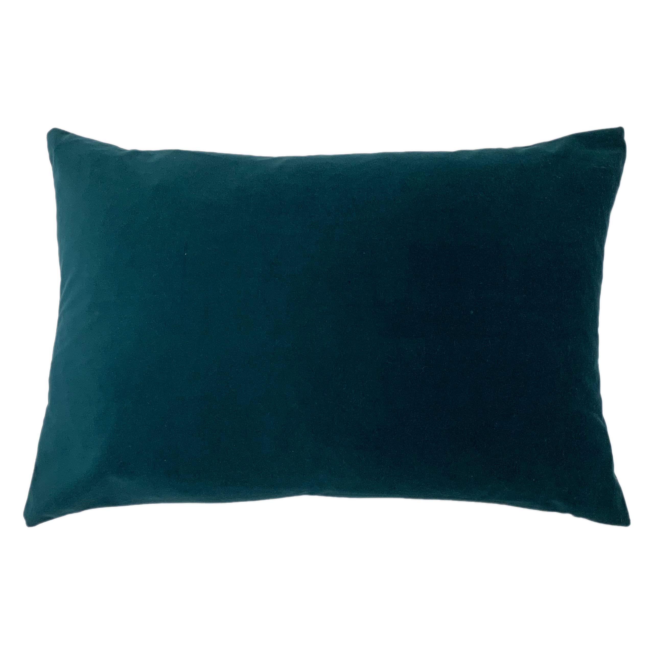 Furn. Contra Rectangular Velvet Polyester Filled Cushion from B&Q