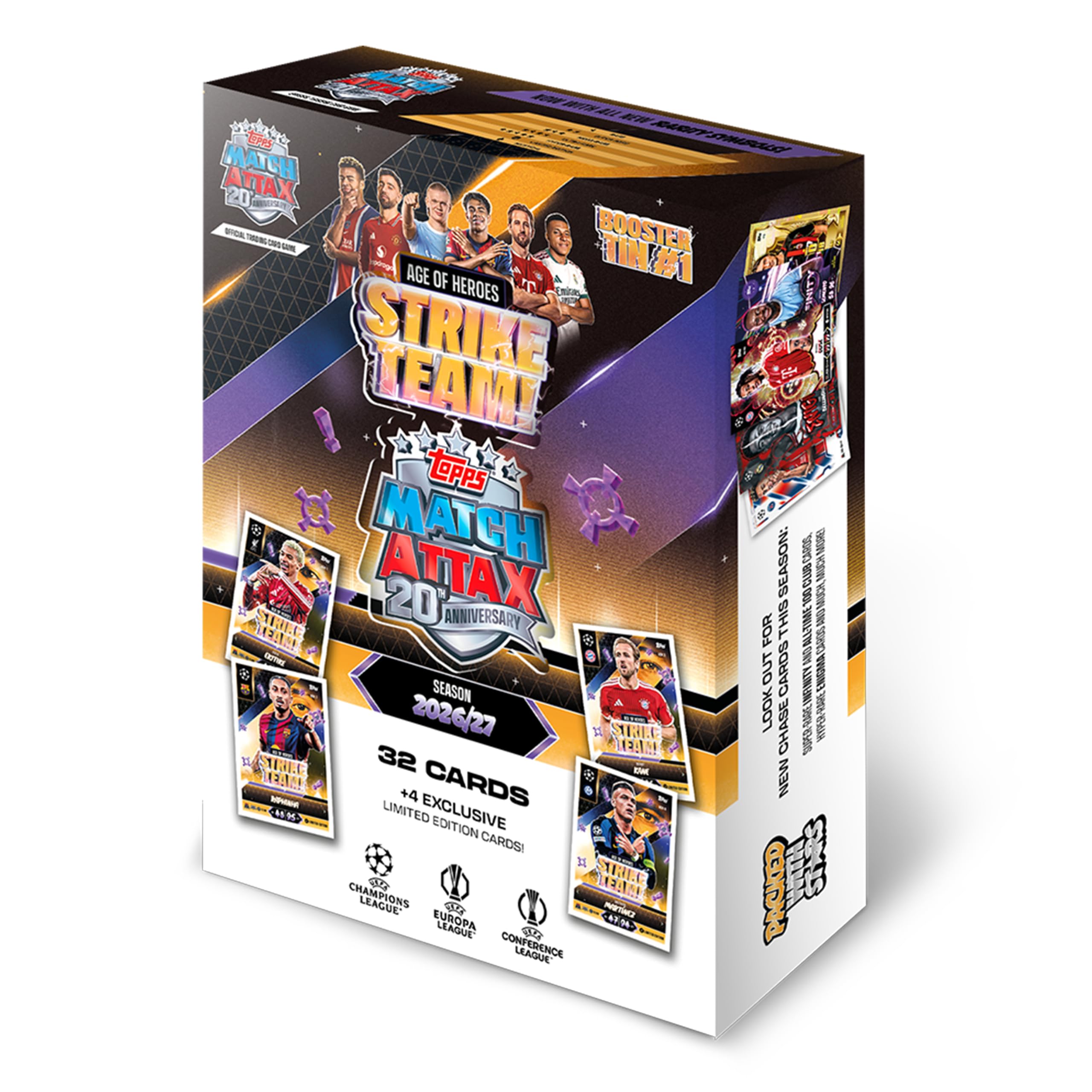 Topps Match Attax UCC 2026/27 - Booster Tin 1 (Strike Team)