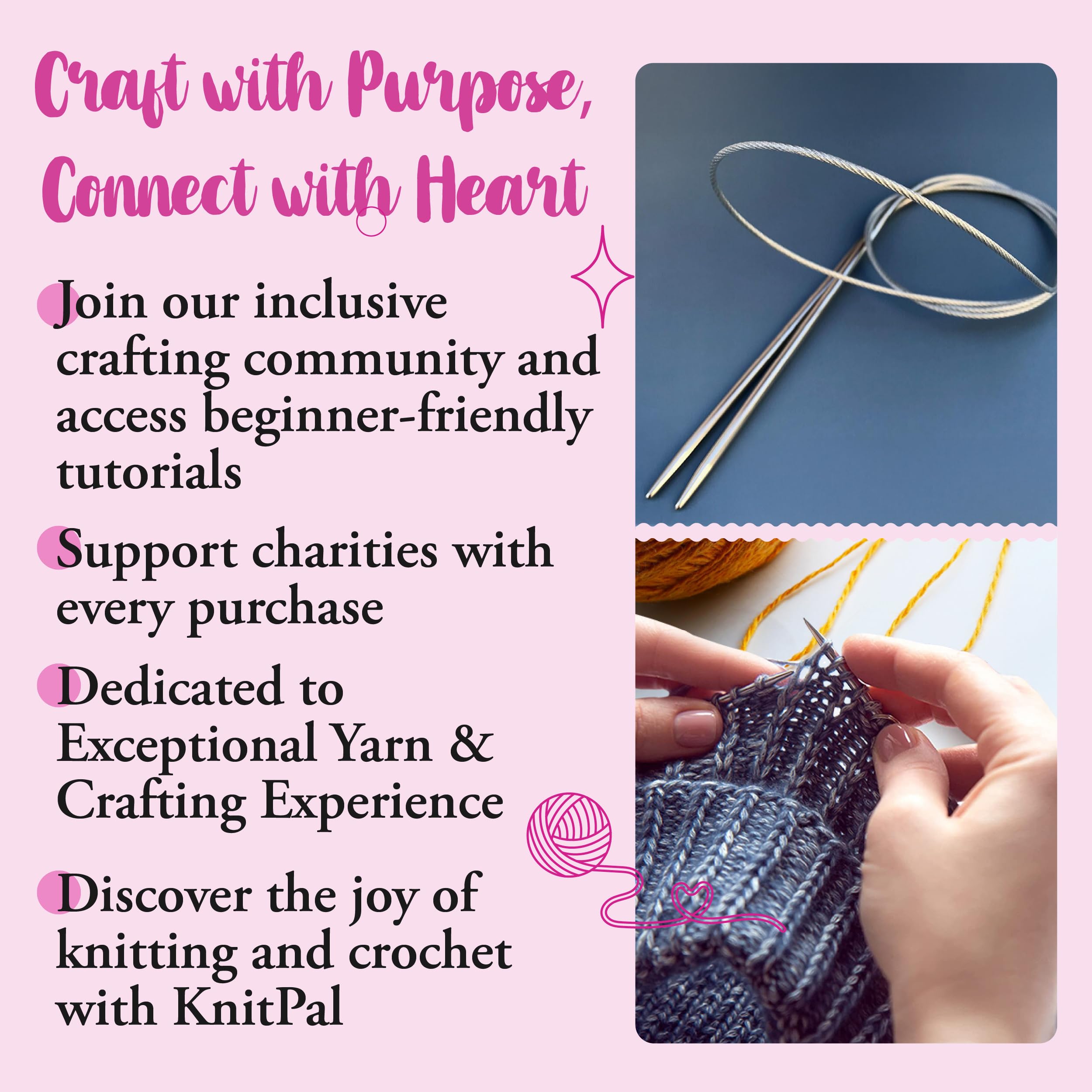 KnitPal Circular Knitting Needles Set - Durable & Beginner-Friendly -6