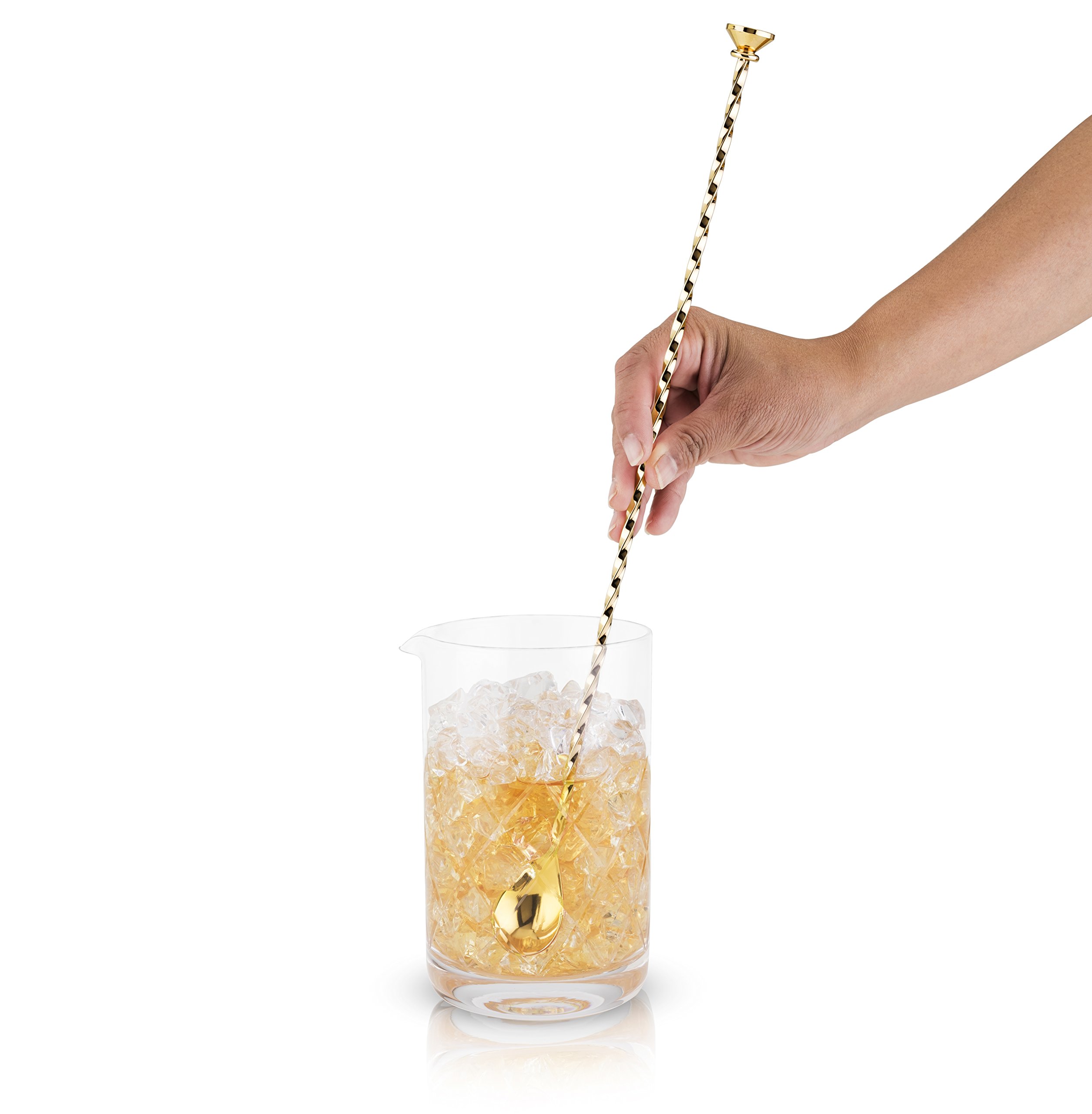 Viski Belmont 5237 Lot de 12 cuillères à café Doré