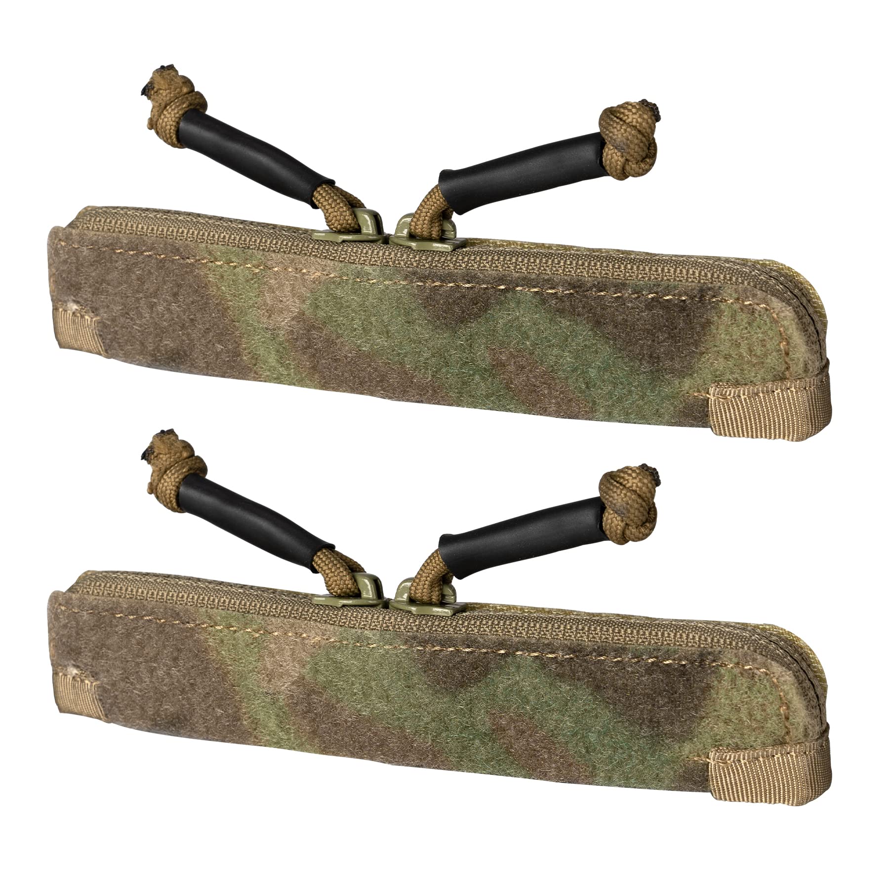 IDOGEARZipper Strip Insert for Vest Combat AVS CPC JPC2.0 Hook and Loop Pocket Accessories Double Zippers 5.9" length 2 Pack