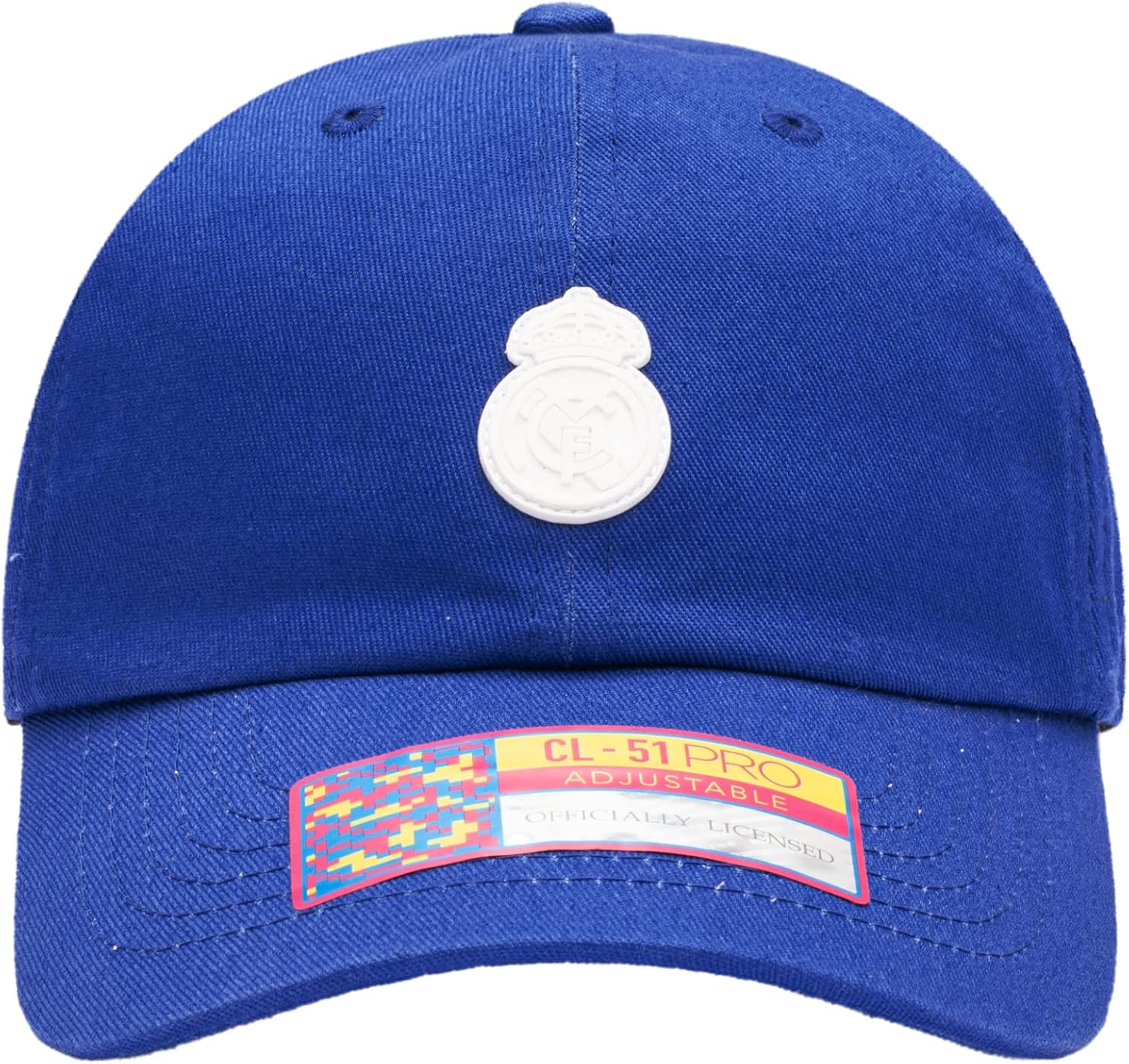 Fan Ink Real Madrid 'Casuals' Adjustable Classic Style Hat/Cap Blue