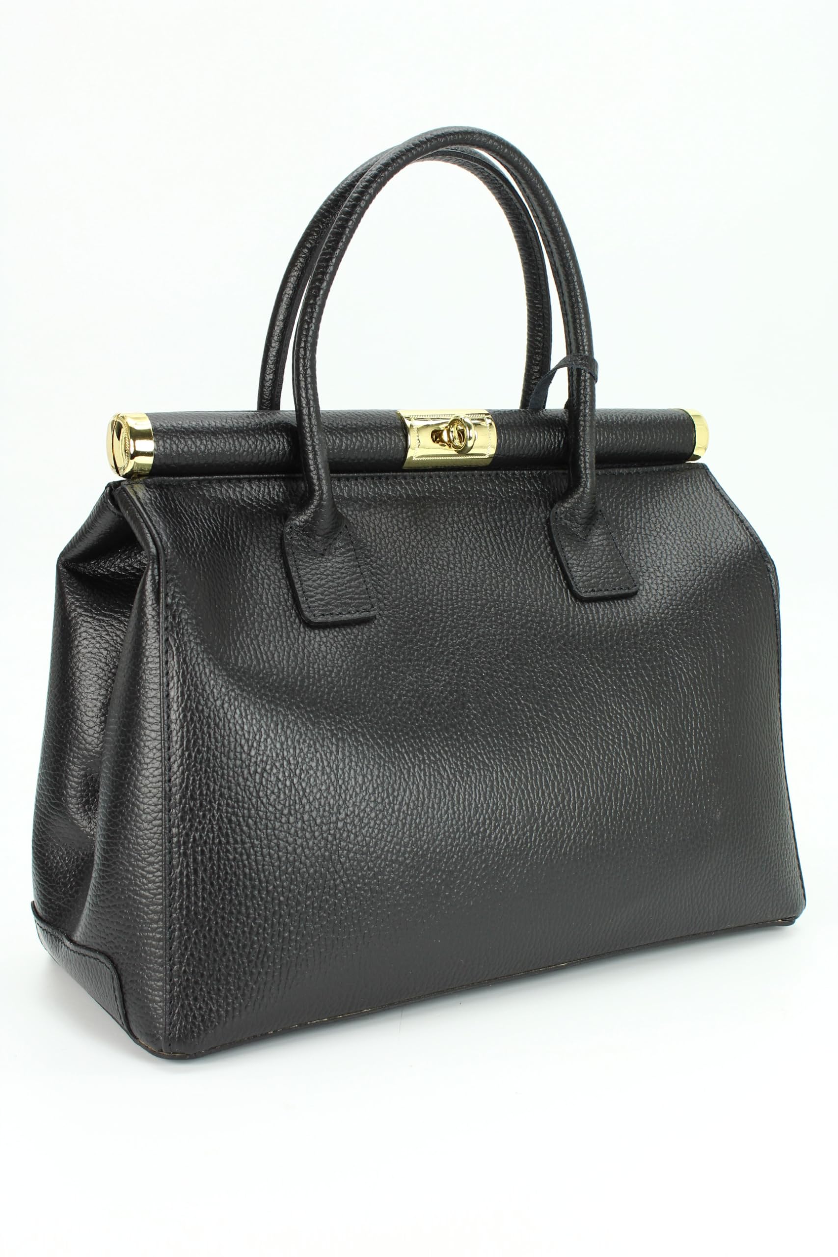 Belli The Bag XL italienische Leder Henkeltasche Handtasche Damen Ledertasche Umhängetasche made in italy - 34x25x16 cm (B x H x T)