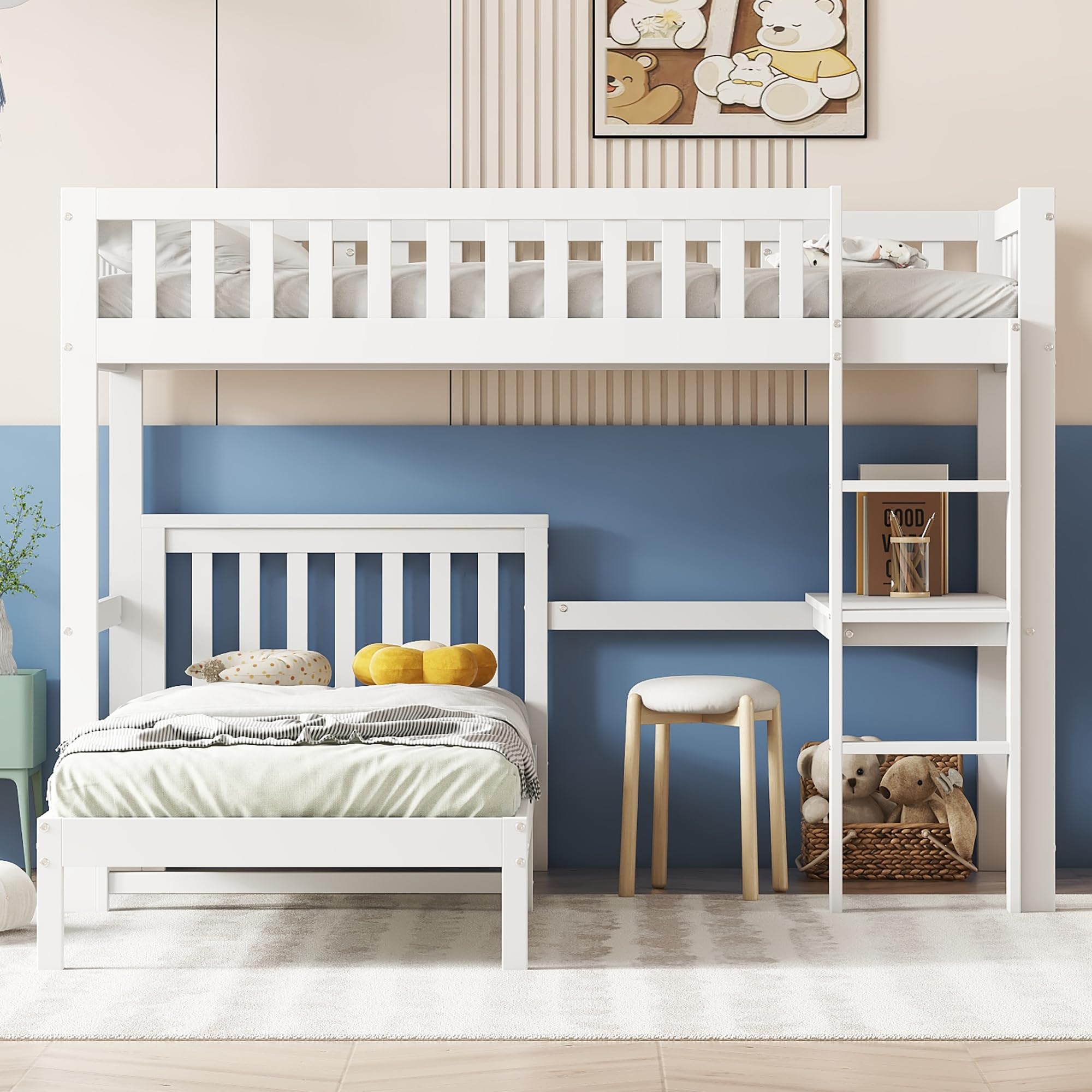Dimensions diagram of the Moimhear Bunk Bed