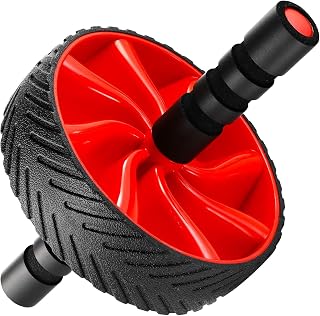 N1Fit Ab Roller Wheel: 500lb Dual Wheel Core Trainer for Men & Women - Anti-Slip Home Gym Ab Workout Equipment