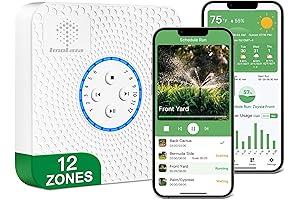 ImoLaza 12 Zone Smart Sprinkler Controller with Evapotranspiration Technology
