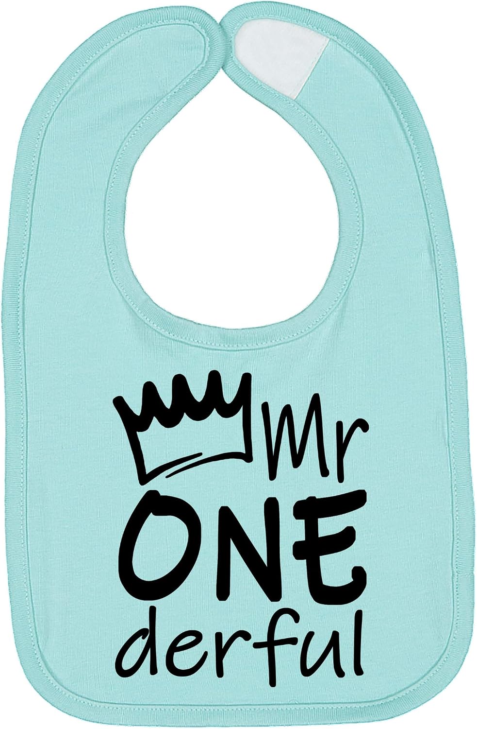 Aiden's Corner Handmade Cute Baby Boy Mr Onederful First Birthday Smash Cake Bib - 1st Birthday Bibs