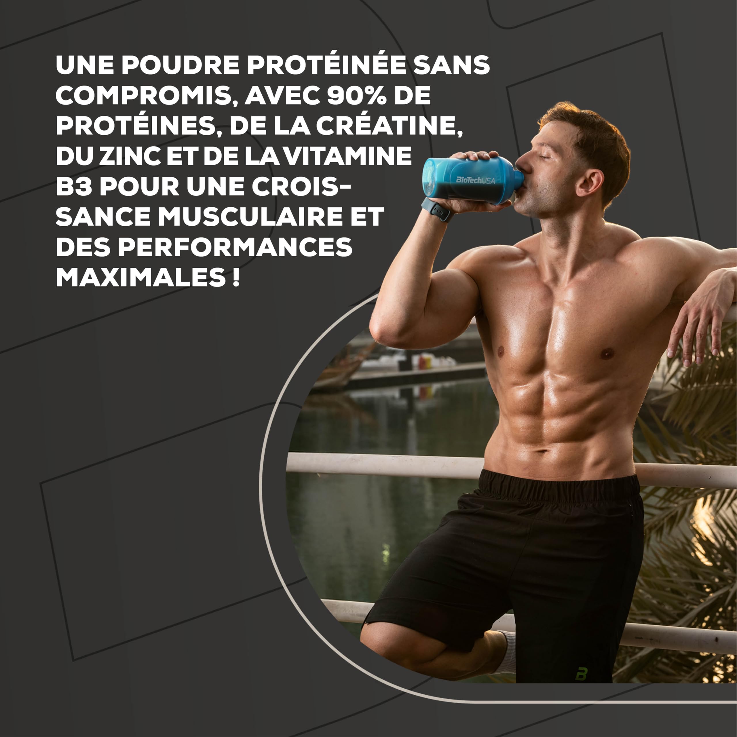BioTechUSA Iso Whey Zero Black | Protéine de première qualité avec créatine, zinc, vitamine B3 et acides aminés | 90% de protéines | Sans sucre, sans lactose, sans gluten, 1816 g, Chocolat