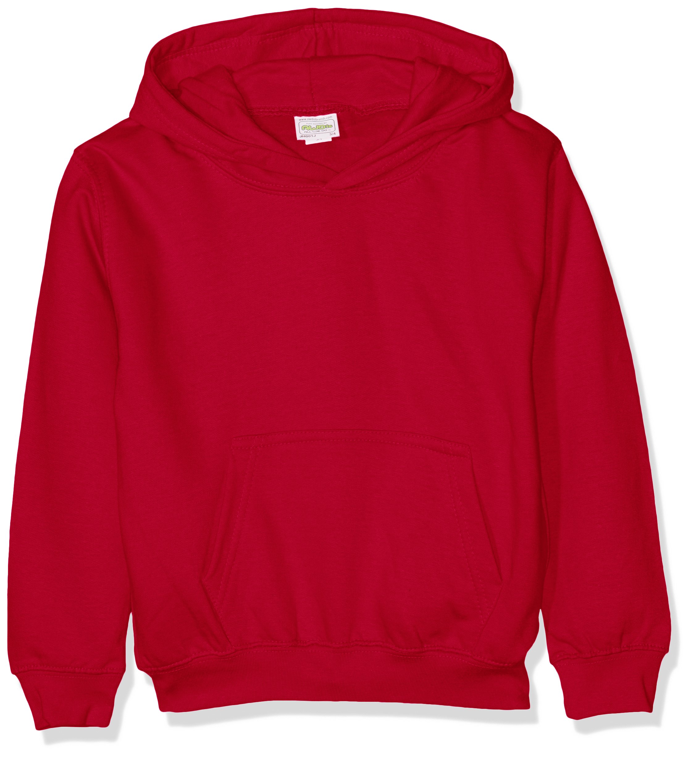 Just Hoods Unisex Kids Rouge Child Hoodie