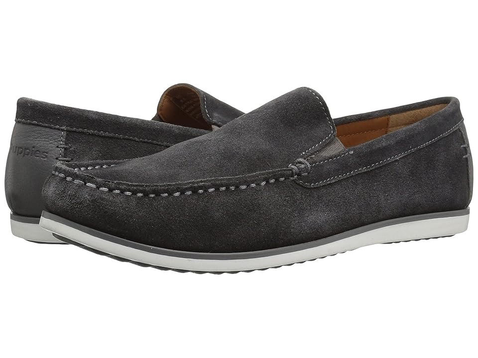 

Hush Puppies Bob Portland (Dark Grey Suede) Men's Slip on Shoes