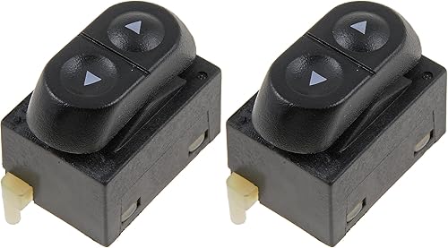 Dorman 901-306 - Interruptor de ventana eléctrica, delantero izquierdo y derecho, 1 botón compatible con modelos seleccionados FordMercury (paquete