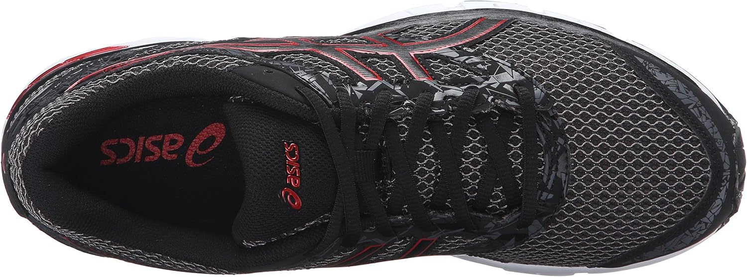 ASICS Men's Gel-Excite 4 Running Shoe 8 Black/True Red/Carbon
