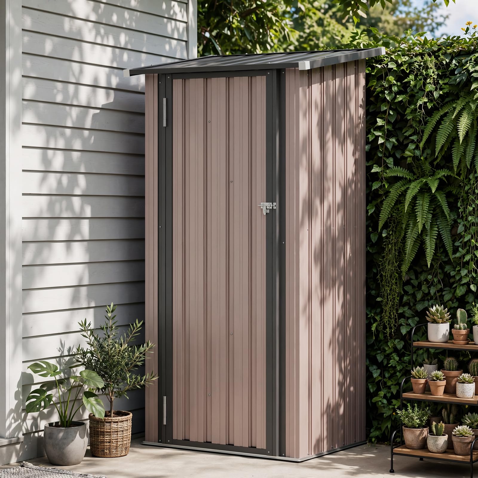 Amazon.com : Aoxun 3x2 FT Outdoor Storage Shed, Shed with Sloping