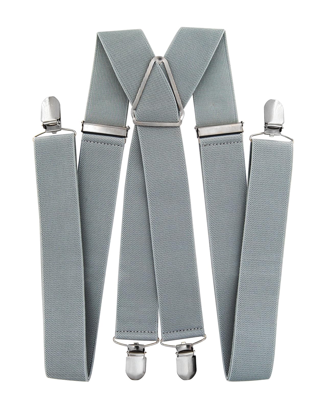 axy Hosenträger für Herren breit 3,5 cm in X-Form mit 4 Hosenträger Clips extra stark längenverstellbar 35mm
