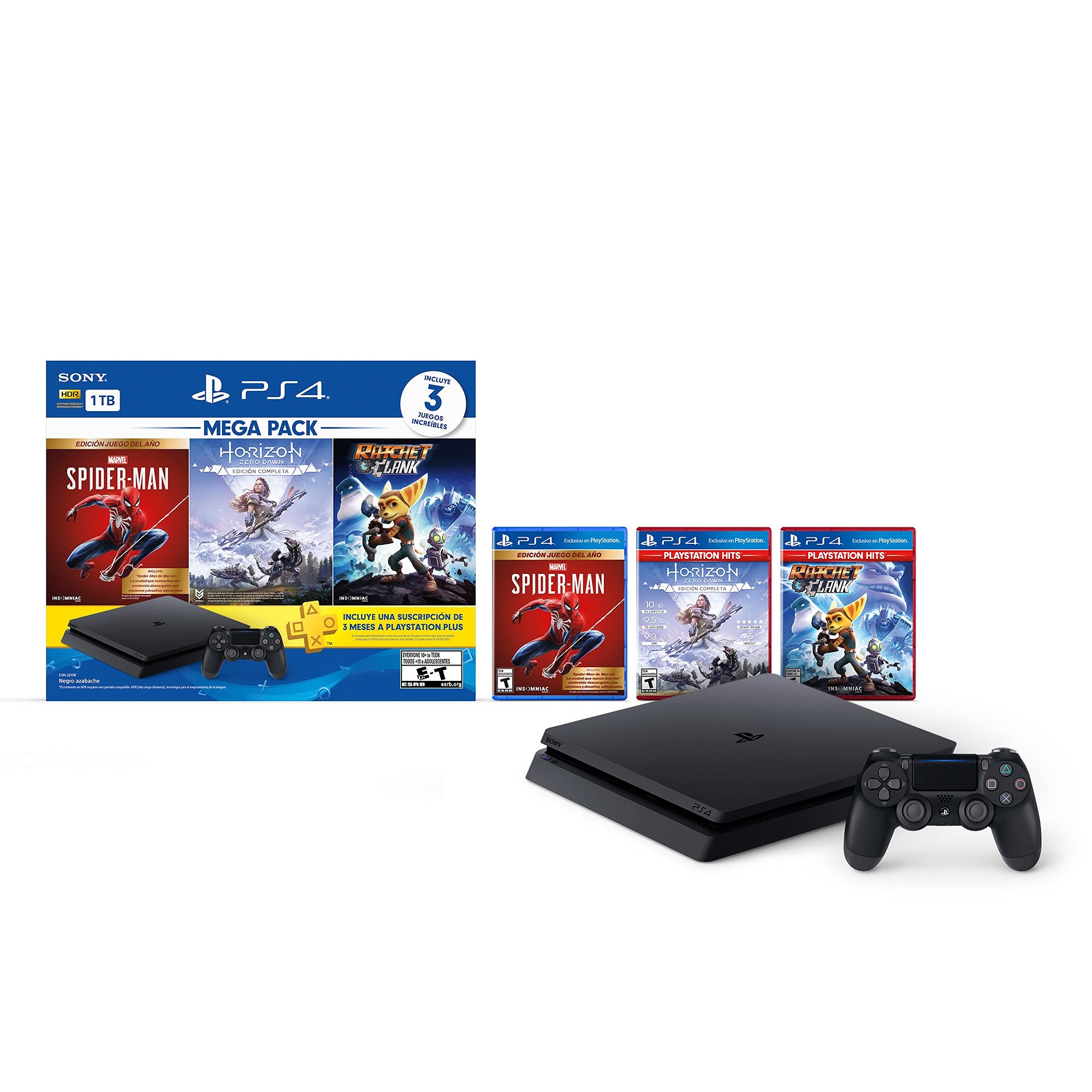 Sony Playstation 4 Console de 1 TB – com 1 controlador sem fio