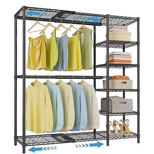 VIPEK X2 Expandable Reach-in Closet Racks Adjustable from 3'3" to