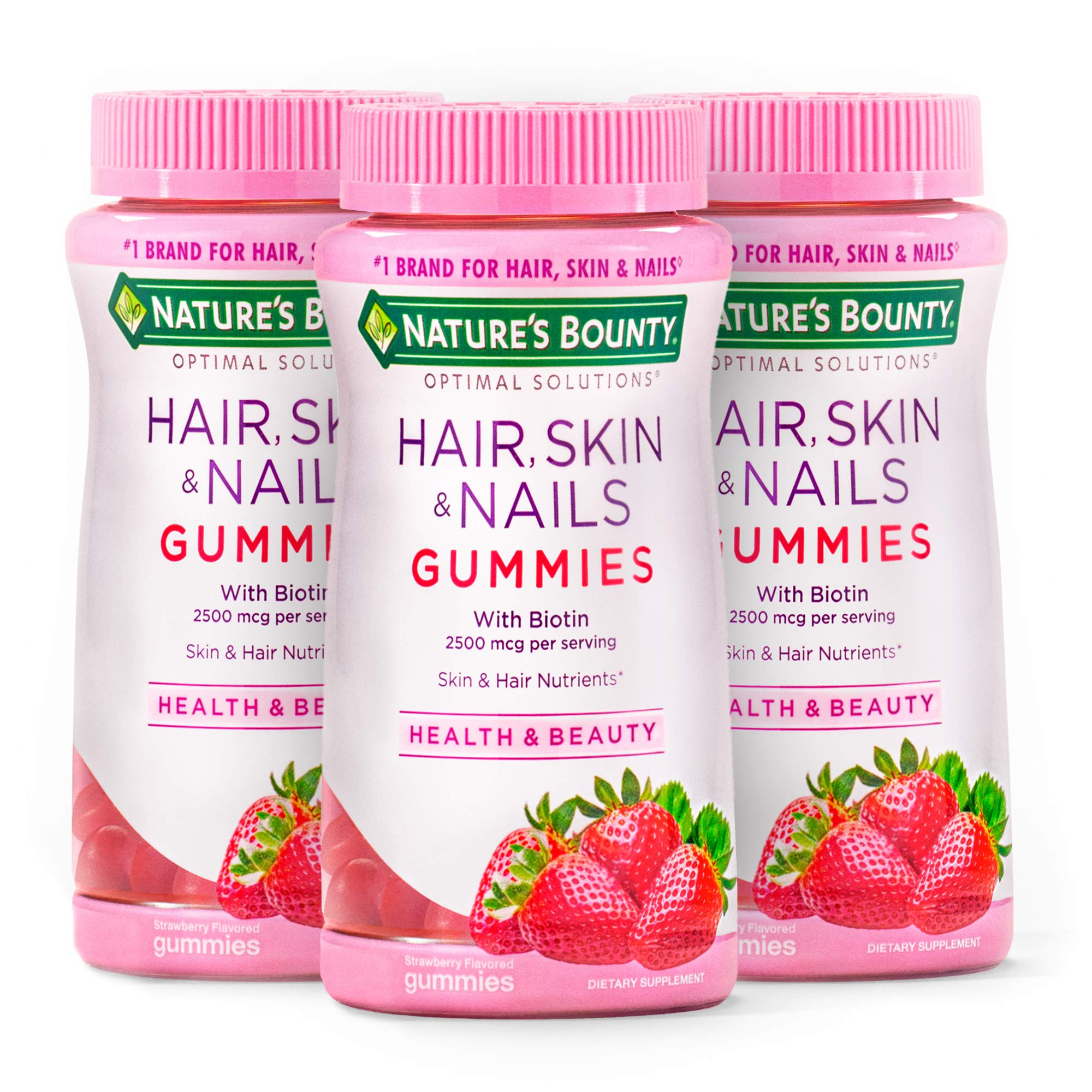Hair Skin and Nails Vitamins with Biotin & Vitamin C by Nature's Bounty