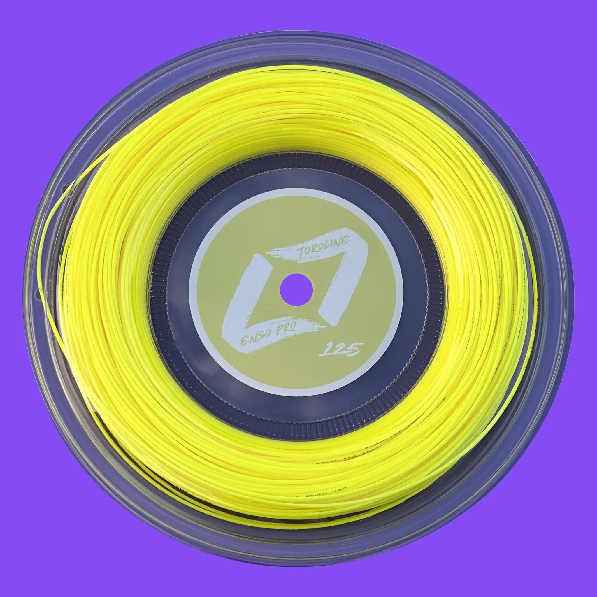 Toroline Enso Pro 16L Gauge 1.25mm Tennis String Mini Reel Neon Yellow