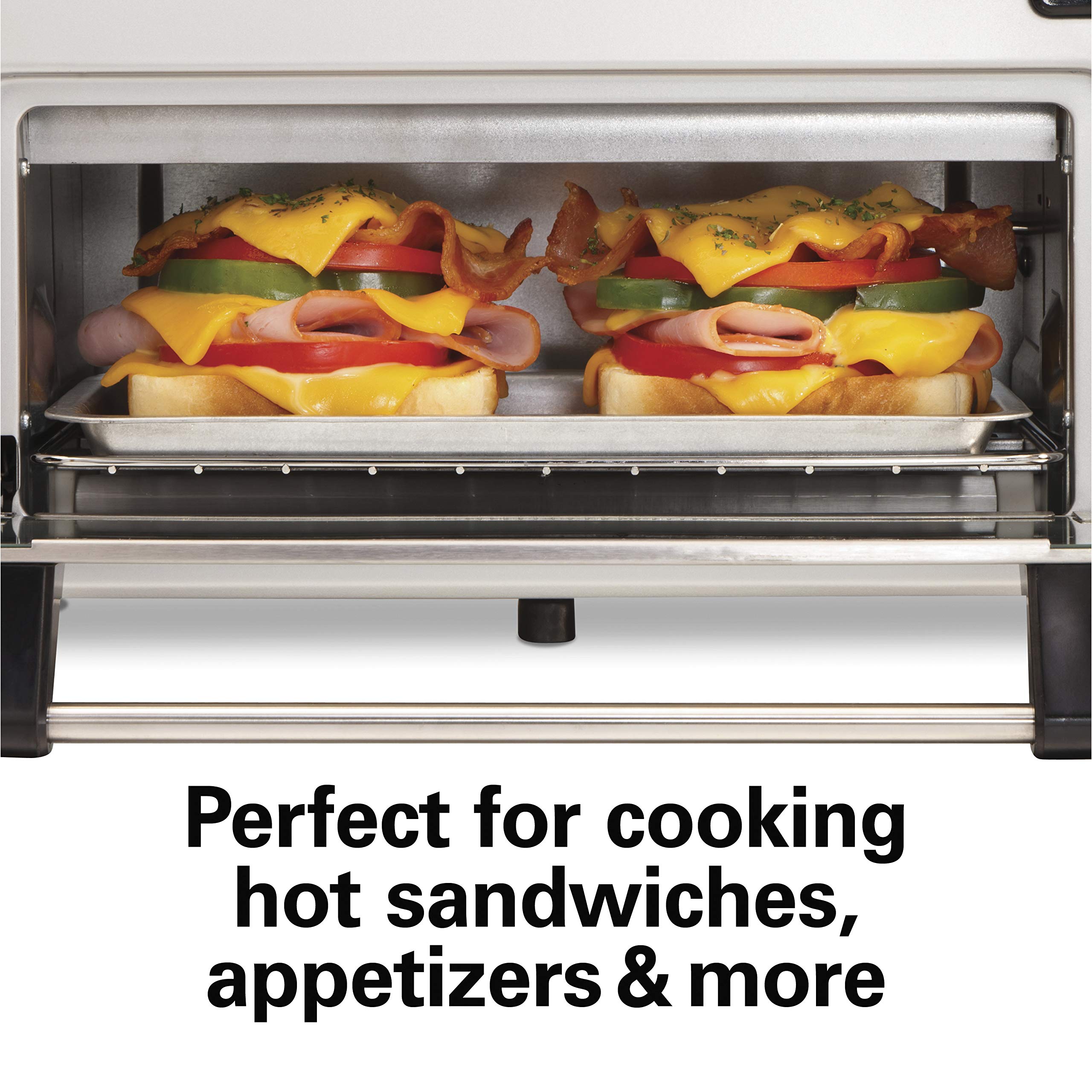 hamilton beach toastation 2 slice toaster and countertop toaster oven